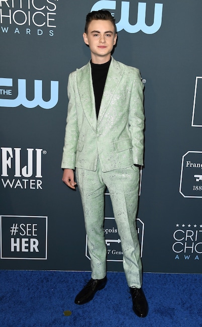 Jaeden Martell, 2020 Critics Choice Awards, Red Carpet Fashion
